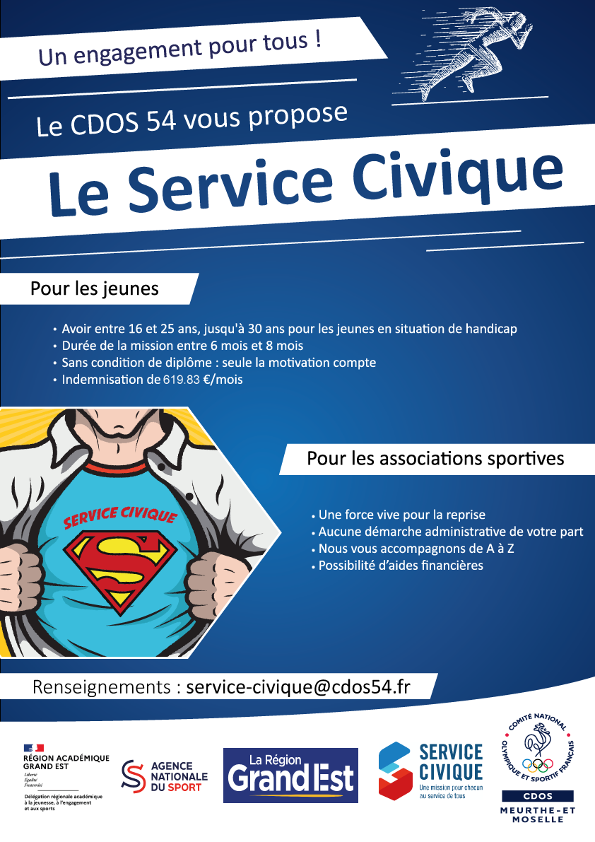 Affiche service civique